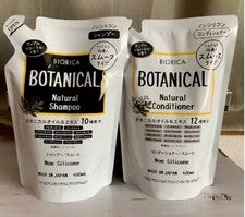 Japan Biorica Botanical Champú y Acondicionador Sin Silicona 400ml Set