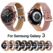 Correa de cuero genuino 22 20 mm para reloj Samsung Galaxy Watch 3 SM-R850 840
