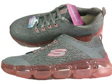 Skechers Skech-Air 92 para mujer/espuma con memoria/refrigerada por aire/gris/rosa