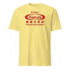 Camisa Yakult Ropa de Calle Japonesa Camiseta Gráfica Kawaii Unisex