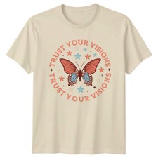 Camiseta Trust Your Visions Butterfly Animals Hombre Mujer Camiseta Gráfica Unisex Top