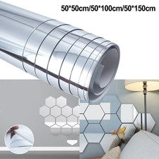 Nueva calcomanía adhesiva de pared para el hogar 1 pieza para decoración de acrílico para baño hágalo usted mismo