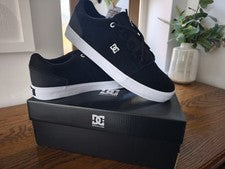 Zapatillas de deporte DC negras para hombre talla UK 9 US 10 nuevas en caja nunca usadas