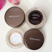 Base Mineral RAW MINERALS paquete 3,07 oz / 2 g LUZ 1 SELLADA