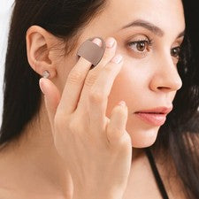 4 piezas Base Puff para maquillaje Almohadilla de belleza Polvo pequeño Punta de dedo