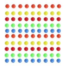 100 Pcs Probability Learning Ball Colored Balls Math Playthings Mini