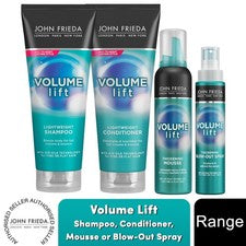 John Frieda Volume Lift Haircare Gama de Champú, Acondicionador y Spray Lift