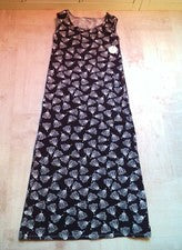 VESTIDO HECHO A MANO VESTIDO PLAYA VERANO MAXI LARGO SEÑORA TALLA 40 NUEVO