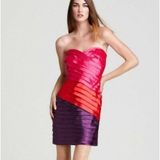 (Ma) Vestido para mujer Y2K Max and Cleo talla 10 arco iris sin tirantes Fairy Corpcore