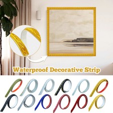 Tira de ajuste autoadhesiva impermeable para decoración de bordes de marco de hogar pegatinas de pared