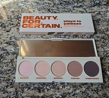 Paleta de sombras de ojos Beauty For Certain Playa to Palazzo tamaño completo NUEVA