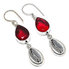 Pendiente de joyería de plata esterlina 925 hecho a mano con piedras preciosa...