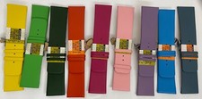 22 mm LEDER-UHRENARMBAND bunte modische Farben Fashion Diloy Spanien