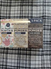 Paquete de 3 champú seco en polvo para el cuidado del cabello profesional Nuva Botanicals 0,42 oz