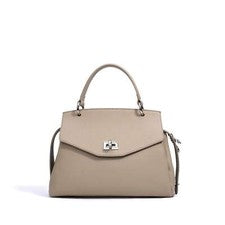 Elegancia en cada detalle: Bolso de mano de cuero genuino premium. Bolso bandolera mujer