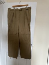 Pantalones Churchill Workwear Emart beige estilo cargo para hombre cintura 40-43”