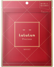 LuLuLun Precious RED Mascarilla Facial 7 Hojas Hidratante Cuidado Diario Japón