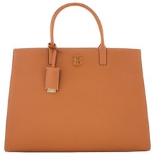 Bolso Burberry Cálido Russet Marrón Granulado Cuero Mediano Frances 8049043