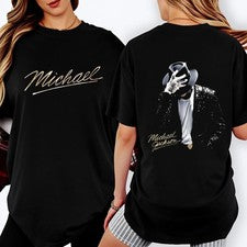 Camiseta 100% Algodón Informal Estilo Callejero Michael Jackson Dance Pose An