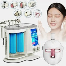 7 en 1 Smart Ice Blue dermoabrasión cuidado de la piel herramientas de belleza de oxígeno máquina facial