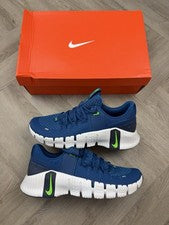 Talla 11.5 - Nike Hombres Free Metcon 5 'Blue Strike' DV3949-401