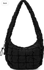 Bolso de Mano CLUCI Puffer para Mujer, Bolso Bandolera Grande Acolchado, Ligero Hinchado