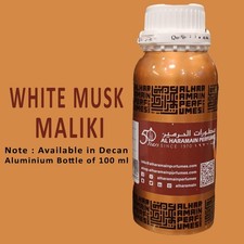 Aceite de perfume concentrado Al Haramain White Musk Maliki, 100 ml, aceite Attar
