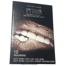 Kit de labios Maybelline traicionero 10 pitones metálico marrón color oscuro belleza nuevo