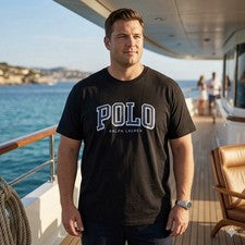 Polo Ralph Lauren Camiseta Clásica Estampado de Logo Grande Poni Manga Corta Gimnasio 4XB
