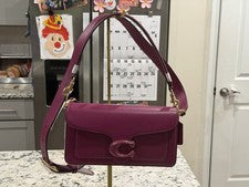 Bolso de hombro Coach Tabby 26 de cuero para mujer frambuesa