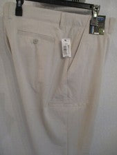 PANTALONES CARGO 6 BOLSILLOS ROUNDTREE & YORKE 40X30 BEIGE (PIEDRA) CORTE CLÁSICO NUEVOS CON ETIQUETAS