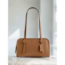 Bolso de hombro Coach CM565 de cuero con cremallera oscilante nuevo con etiquetas