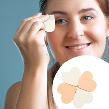 4 piezas esponjas de belleza para maquillaje base almohadillas cosméticos polvo soplo