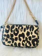 Bolso de hombro Coach Nolita 19 con estampado de leopardo CBM66 NUEVO CON ETIQUETAS