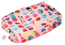 Bolsa de Maquillaje Sephora Sephoria Rosa Maquillaje de Viaje Cuidado de la Piel Mini TSA Cremallera Labios