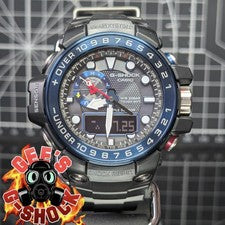Casio G-Shock GULFMASTER GWN-1000 Sensor Solar Atómico 3x Negro Azul GWN-1000B-1B
