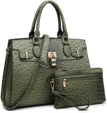 Elegante conjunto de bolso de mano para mujer: bolso, bolso y bolso de mano para trabajar y jugar
