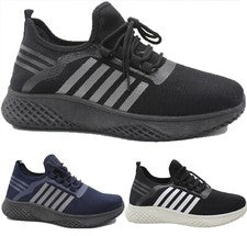 ZAPATOS DEPORTIVOS DEPORTIVOS PLANOS LIGEROS PARA CAMINAR CORRER DEPORTES CON CORDONES PARA HOMBRES