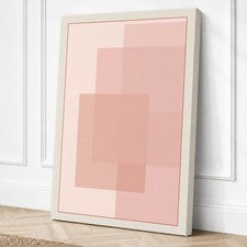 Impresión en lienzo minimalista formas geométricas suaves arte de pared decoración del hogar listo para colgar
