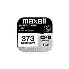 5 x Pilas de reloj Maxell 373 1,55 V SR916SW SR68 pila de botón 26 mAh pila de botón