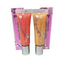 Brillo de labios POP Beauty Aqua laca fundido melocotón/caramelo líquido (juego de 2)