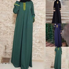 Täglich Kleid Abaya Gebet Maxi Kleid Damen Arabische Robe Frauen Schlicht