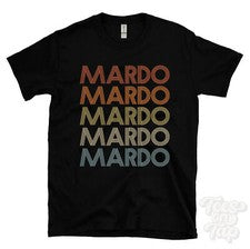 CAMISETA MARDO ESTILO RETRO REPETIDO Hombre y Mujer Novedad Genial Nombre Regalo