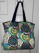 Bolso de Playa Bolso de Mano Cartera Llevar Todo Bolso Mujer’s 20X15 L Azul Lima Nuevo