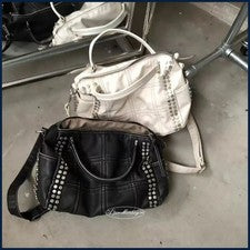 2026 Nuevo Bolso de Mano Moda Estilo Retro Metal Remache Mujer Bolso de Mano Gran Capacidad