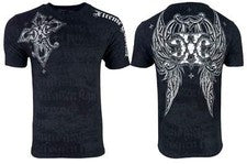 Camiseta para hombre Xtreme Couture by Affliction Reaction Biker Cross Y2K S-5XL