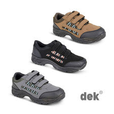Zapatos de senderismo anchos para hombre Trek & Trail triple correa cierre táctil caminar niños niños