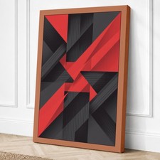 Impresión en lienzo geométrico Angular Momentum arte de pared decoración del hogar listo para colgar
