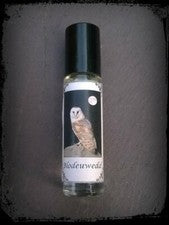 Blodeuwedd Perfume Mitología Galesa Búhos Flores Fantasía Aroma Botella Rodillo 10ml
