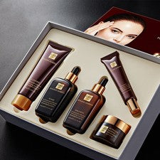 SENANA MARINA Juego de Cuidado de la Piel de Lujo - Kit de Cuidado Facial 5 en 1 - Limpiador, Tónico, Em